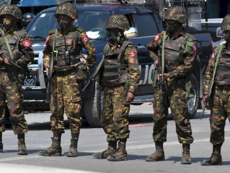 Militer Myanmar Bombardir Pasar, 50 Orang Tewas