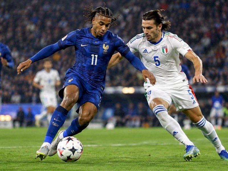 UEFA Nations League: Prancis Vs Italia Tuntas 1-1