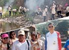 Wujudkan Imdonesia ASRI, Bupati Torut-Kader Gerindra Bersih-bersih di Sungai Sa'dan