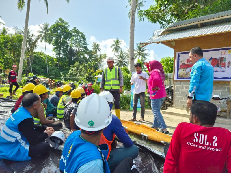 PLN Gelar Refreshment Training dan Screening Working at Height bagi Pekerja SUTT 150 kV Palu 3-Tambu