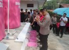 Kapolres Torut-Ketua Bhayangkari Resmikan Sumur Bor Air Bersih di Kesu 