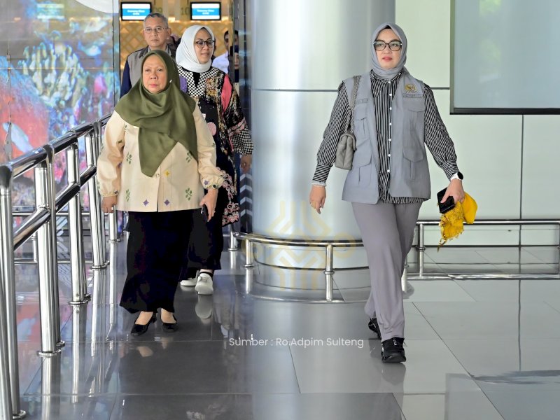 Rombongan Komisi IX DPR RI Tiba di Palu, Disambut Wagub Reny 