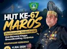 HUT ke-67 Kabupaten Maros Akan Digelar Sederhana Dengan Doa Bersama 