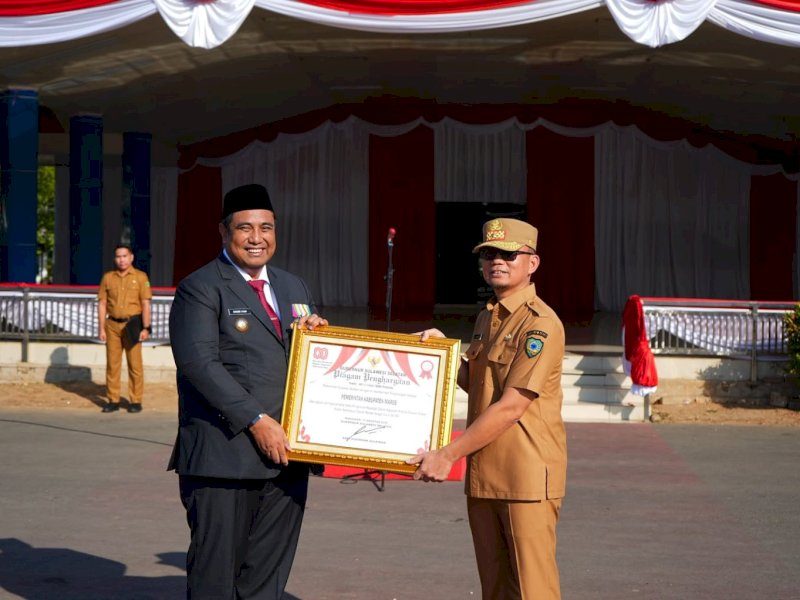 Pemkab Maros Sabet Juara I Pengelolaan Keuangan Daerah di Sulsel