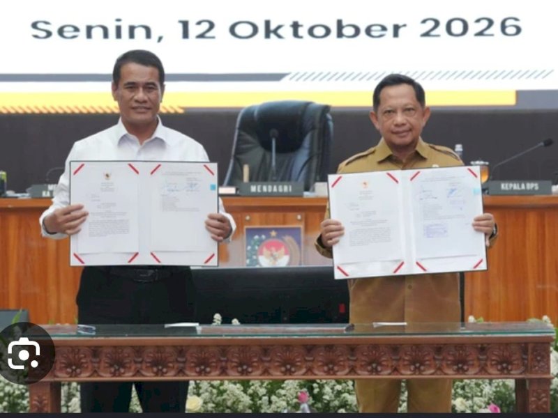Mendagri-Mentan Teken SEB, Pacu Daerah Dukung Swasembada Pangan