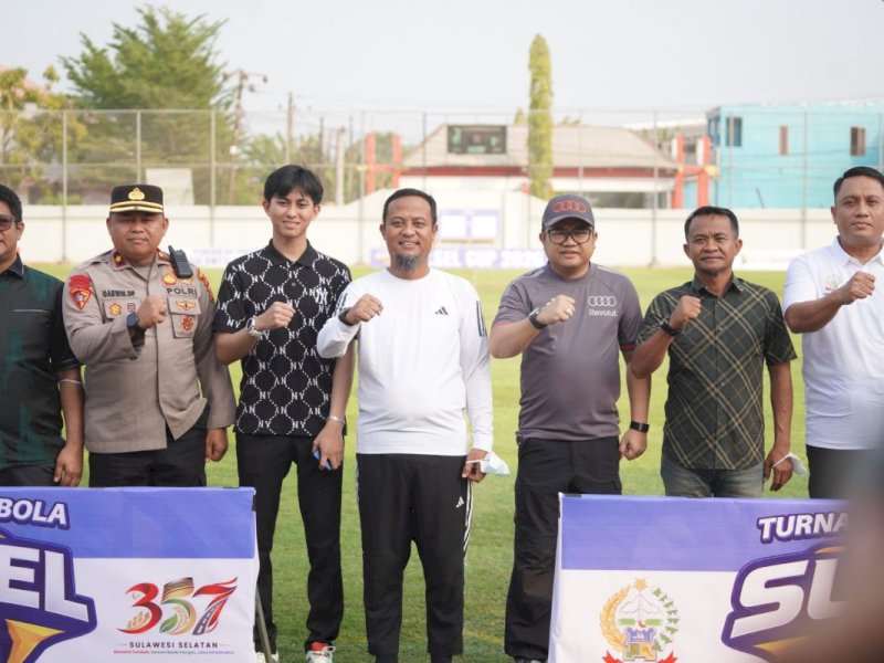 Gubernur Sudirman Buka Turnamen Sepakbola Sulsel Cup 2026, Gowa Tuan Rumah 