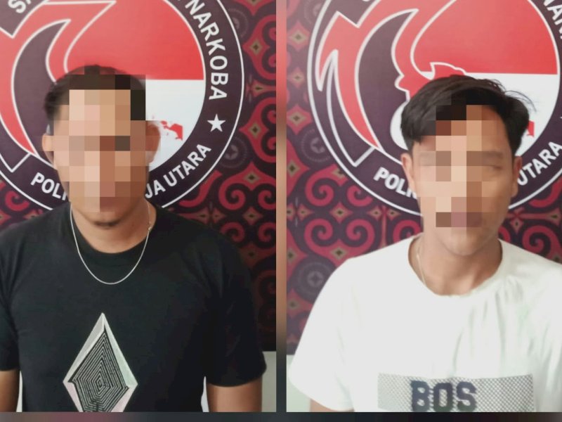 Usai Transaksi Sabu Via IG, 2 Pemuda Asal Palopo Ditangkap di Toraja Utara 