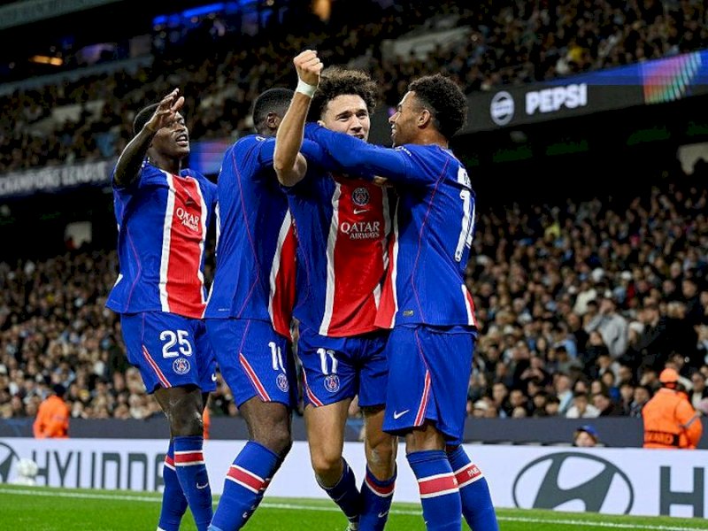LIGA CHAMPIONS: PSG Gasak Manchester City 4-2