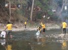 Peduli Lingkungan, Polres Torut Gelar Aksi Green Policing di Jembatan Tagari