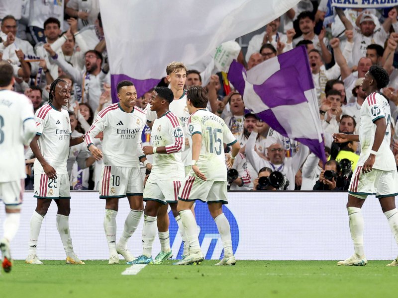 LIGA SPANYOL: Mbappe Cetak Brace, Real Madrid Sikat Sevilla 4-1