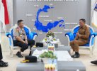 Bertemu Kapolda Sulteng, Gubernur Anwar Hafid Bahas Sejumlah Persoalan Strategis Daerah