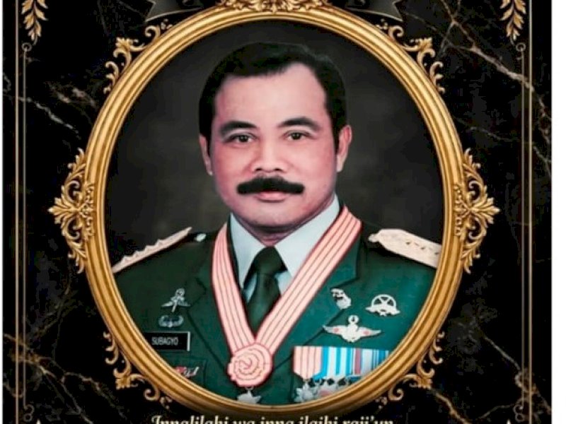 Mantan KSAD Jenderal Purn Subagyo Berpulang, Istana Sampaikan Belasungkawa 