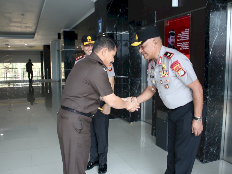 Kajati-Kapolda Sulteng Sepakat Pererat Hubungan Kelembagaan 