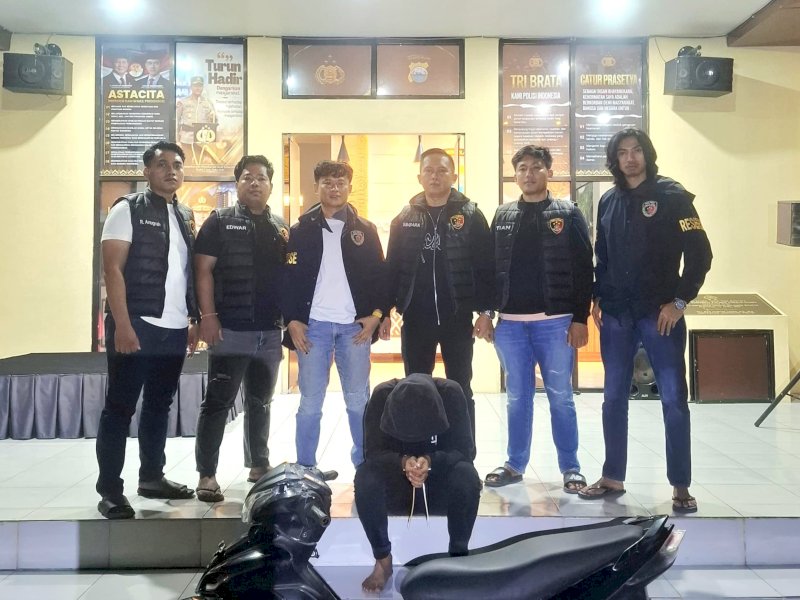 Polisi Ringkus Pelaku Curanmor di Cafe Peleton Toraja Utara 