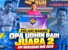 PIP Makassar Run 2026: Pelari Nabire Opa Udhin Raih Juara 2   