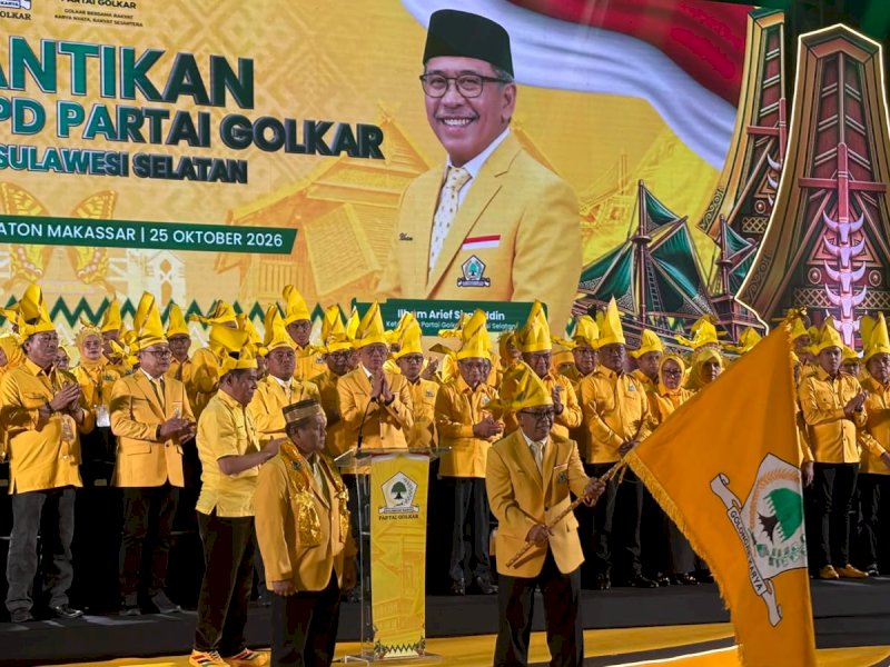 IAS Resmi Pimpin Golkar Sulsel 2026-2031
