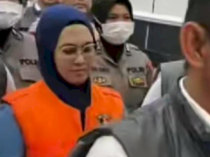 Kortastipikor Polri Resmi Tahan Eks Bupati Gowa Husniah Talenrang 