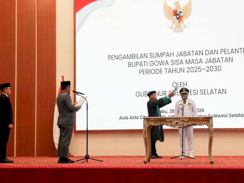 Gubernur Sudirman Titip Sederet Pesan ke Darmawangsyah Muin: Layani Rakyat! 