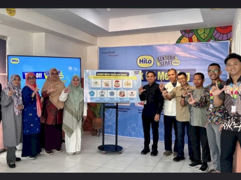 Nutrifood-Pemkot Makassar Luncurkan Program Sekolah Sehat HiLo