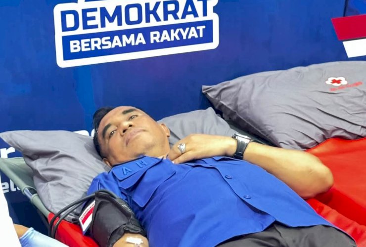 Darah Kita Sambung Hidup Orang Lain, Strategi Konsolidasi Kemanusiaan dan Elektoral Demokrat Sulteng