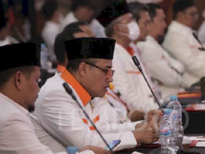 Suasana Rapimnas PKS, di Hotel Grand Sahid Jaya, Jakarta Pusat, Selasa, (21/06/2022). 