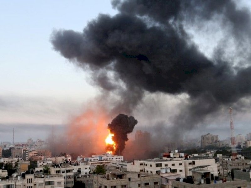 Serangan Israel meningkat sepanjang Jumat kemarin. 