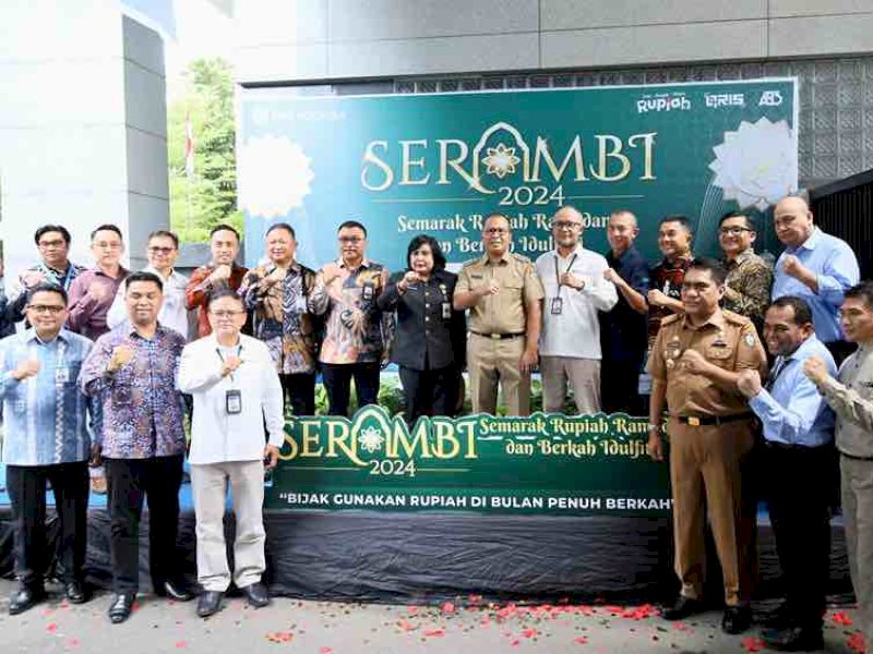 Kick Of Serambi di Kantor BI Sulsel, Senin (18/3/2024).
