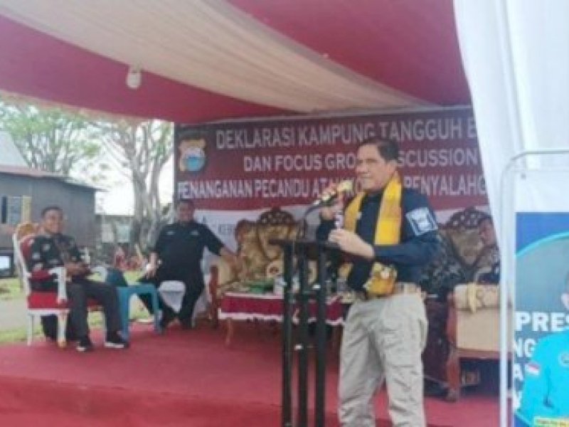 Desa Cikoang Takalar Ditetapkan Jadi Kampung Bersih Narkoba