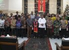 Bupati Maros dan Kakankemenag  Hadiri Natal dan Peresmian Papan Nama Gereja