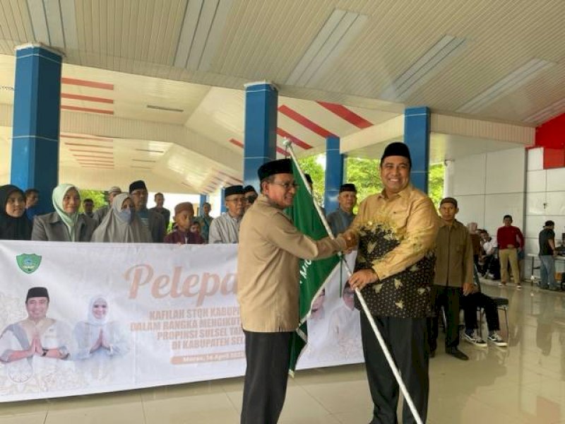 Bupati Maros Lepas 20 Peserta STQ Ke Selayar