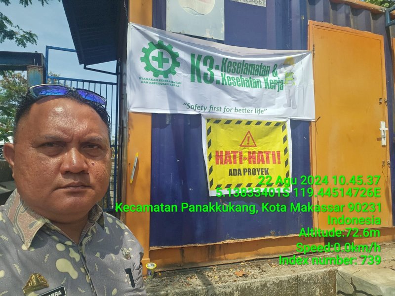 PPTK Satgas Drainase Makassar Tinjau Proses Pekerjaan di Panakkukang