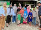 Program Kerja Sosial, DWP Dinas PU Makassar Anjangsana di Dua Panti Asuhan