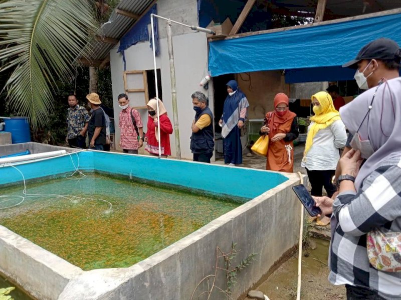 Dinas Perikanan dan Pertanian Makassar melakukan kunjungan ke BPP Kecamatan Tanalili, Lutra.