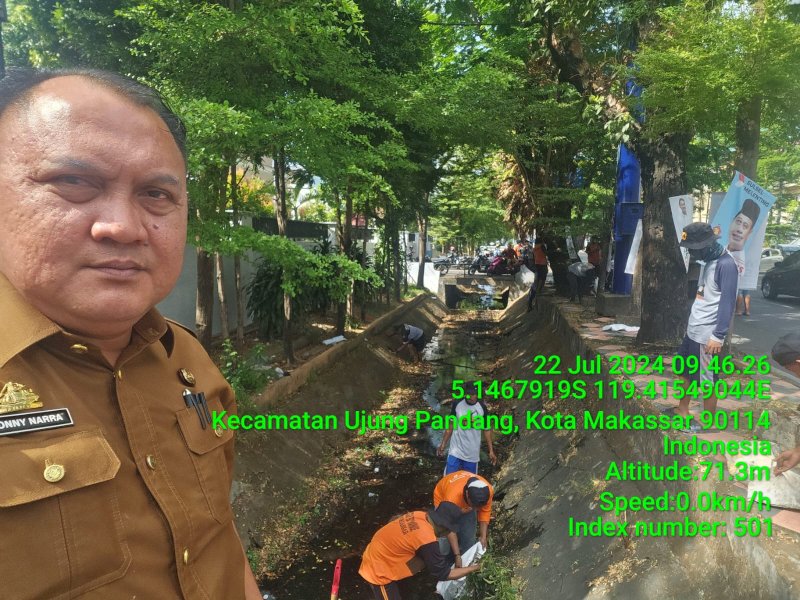 PPTK Satgas Drainase Dinas PU Makassar, Ronny Narra