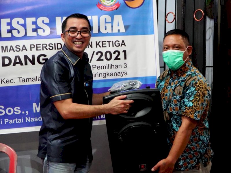 Mario David saat menggelar Reses di Tamalanrea-Biringkanaya.