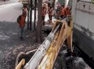 Satgas Drainase Dinas PU Makassar Normalisasi Saluran di Saelan