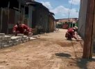 Dinas PU Makassar Pasang Paving Block di Goa Ria Biringkanaya