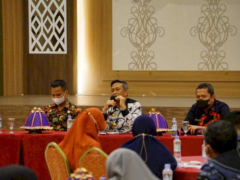 Sekda Bone Andi Islamuddin menjelaskan soal reformasi birokrasi. (Ist)