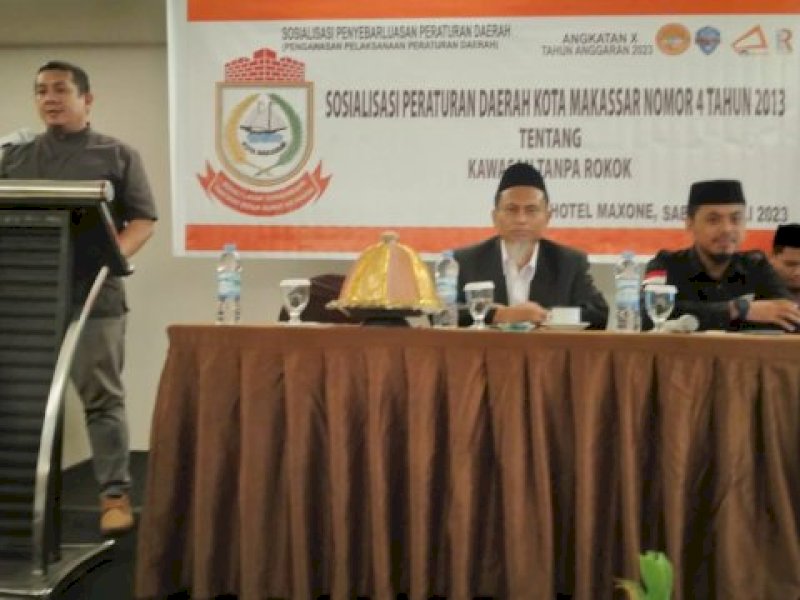 Legislator Makassar Azwar Tekankan Pentingnya Terapkan Perda Kawasan Tanpa Rokok