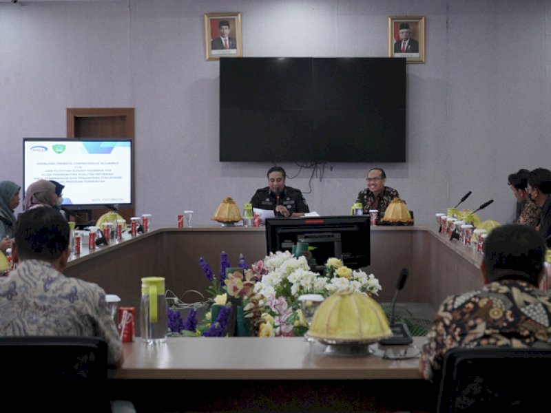 Temui Bupati Maros, Kepala BPKP Sulsel Sampaikan Hasil Pengawasan