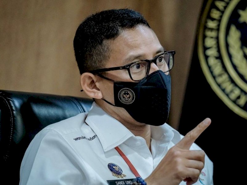 Menteri Pariwisata dan Ekonomi Kreatif (Menparekraf) RI, Sandiaga Uno.