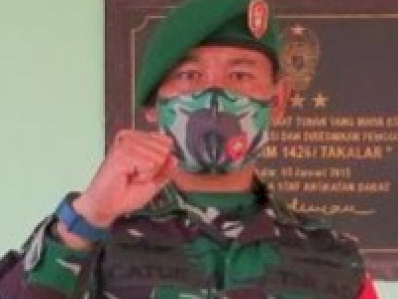 Dandim1426/Takalar , Letkol Czi Catur Witanto. (Ist)