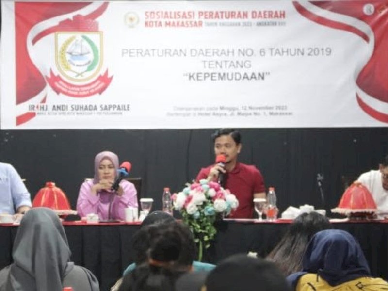 Andi Suhada Sappaile Sosialisasi Perda Kepemudaan, Pahamkan Soal Peran