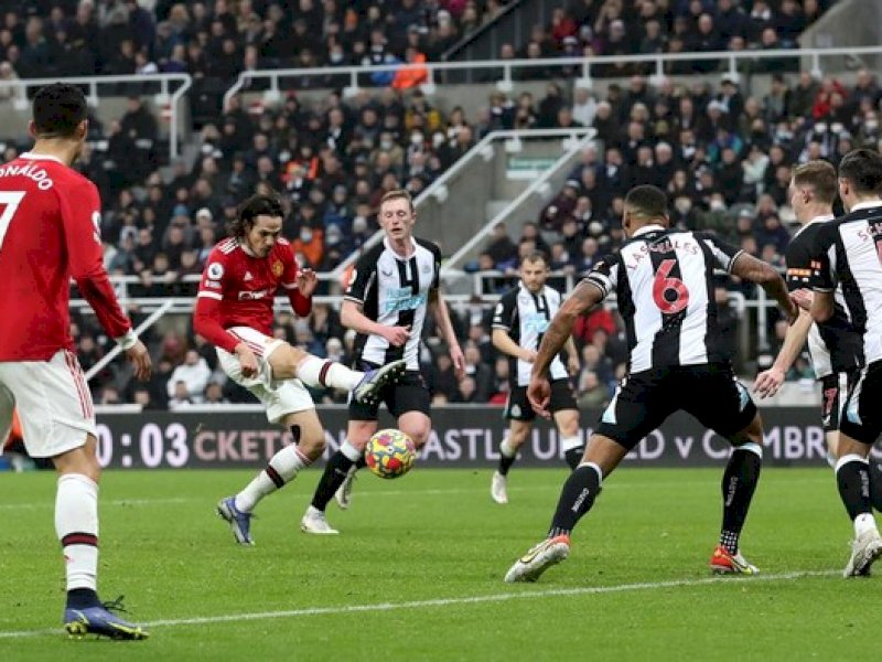 Manchester United ditahan seri 1-1 oleh Newcastle. (int)