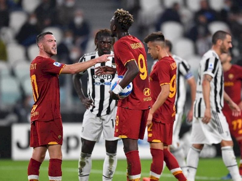 Juventus memenangi laga melawan Roma din  hari tadi. 