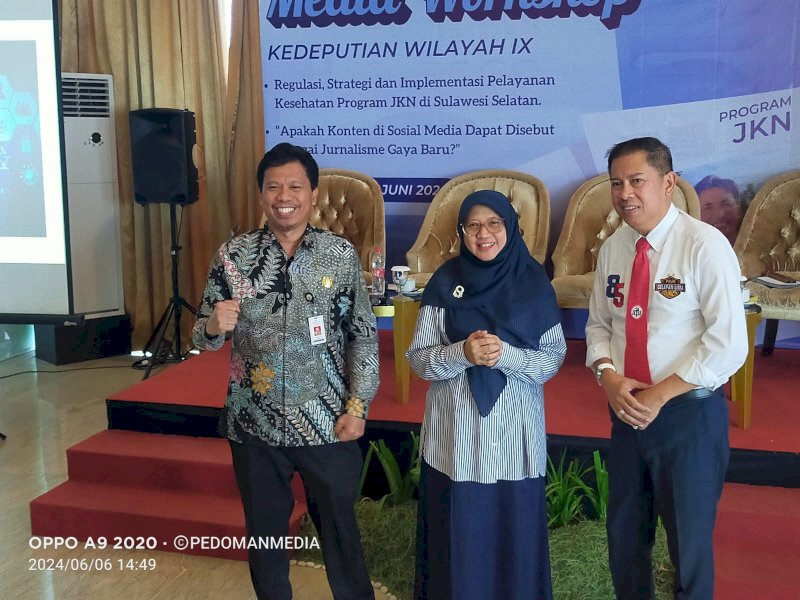 BPJS Kesehatan Wilayah IX, mengadakan media workshop di Swiss-Belhotel Makassar , dengan menghadirkan direktur RSKD Dadi, dan Kadis Kesehatan Provinsi Sulsel