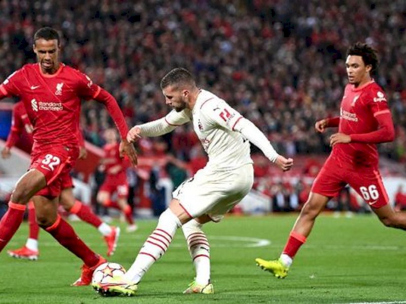 Liverpool memenangi laga sengit melawan AC Milan. 