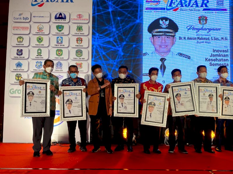 Bupati Wajo bersama kepala daerah lainnya. (Foto: Ist)