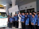 Bupati Maros Secara Simbolis Melakukan Pelepasan Program Bantuan Pangan CBP Tahap II 