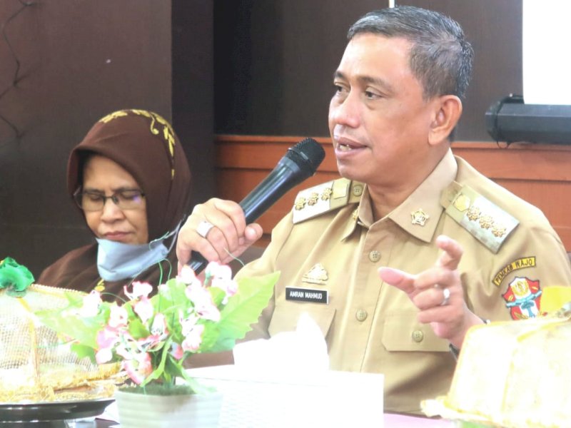 Bupati Wajo Amran Mahmud hadiri musrenbang RKPD. (Ist)